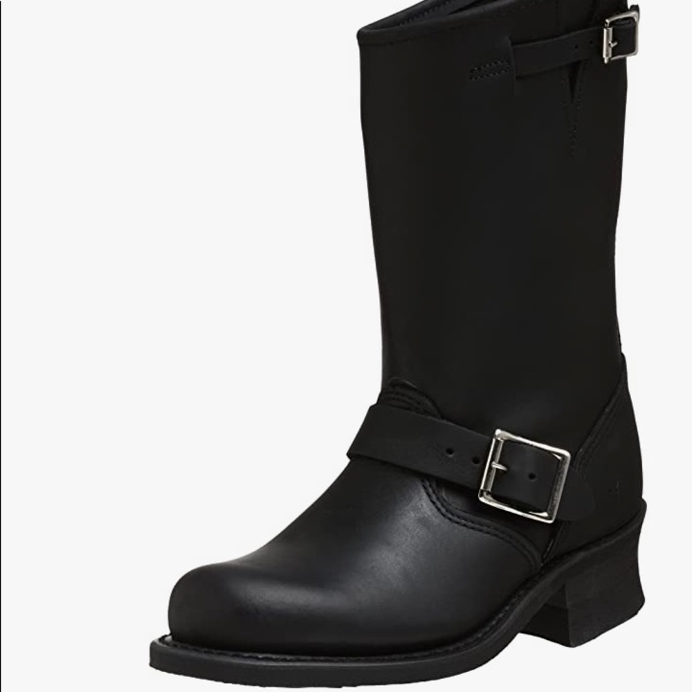 FRYE Engineer Boots 12R Black Size 5